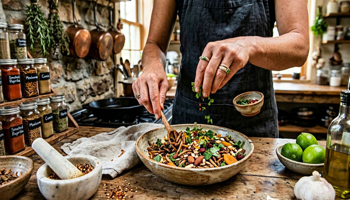 Est-ce que cuisiner avec des larves peut révolutionner la gastronomie ?